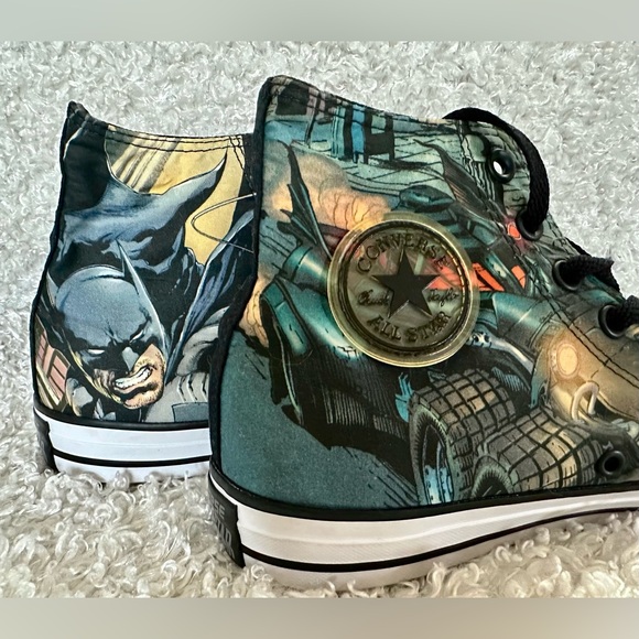 NWT Converse Batman Hip Tops - Picture 4 of 13